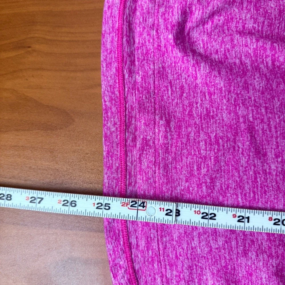 Nike Element Dri-FIT Women Pink Heathered Half Zip Running Pullover Size S